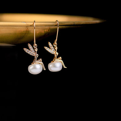 Little Elf ? pearl earrings