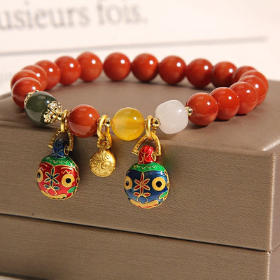 Mother's gift ? Red agate bracelet