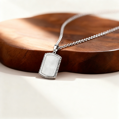 Jade Peace Pavé Pendant Necklace