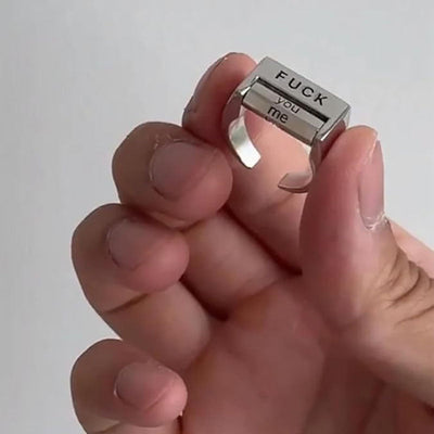 Letter rotating ring