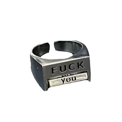 Letter rotating ring