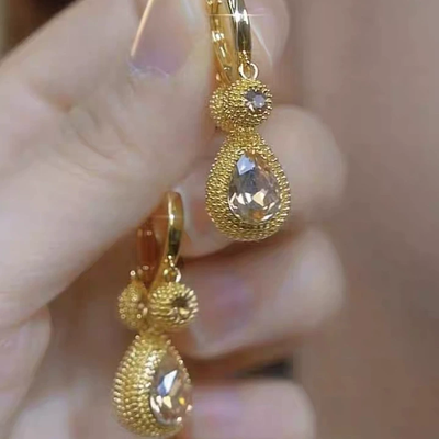 Zircon Durian Earrings