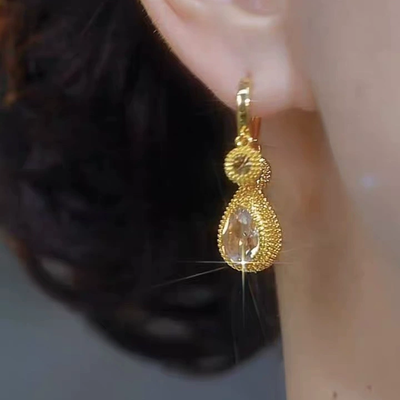 Zircon Durian Earrings