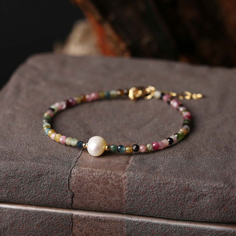 The Energy-Enhancing ?  Agate pearl Bracelet