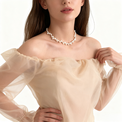 Irregular Pearl Necklace