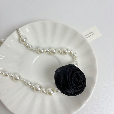 Flower and Irregular Natural Freshwater Pearl Necklace