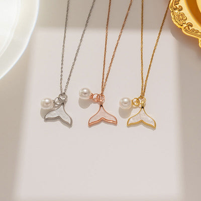 Fish tail pendant necklace or earrings
