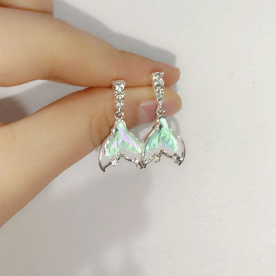 Fish tail pendant necklace or earrings