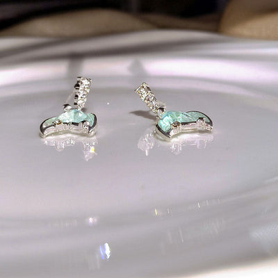 Fish tail pendant necklace or earrings