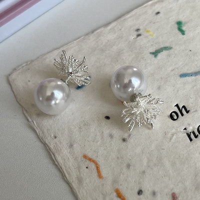 Fireworks Natural Freshwater Pearl Earrings