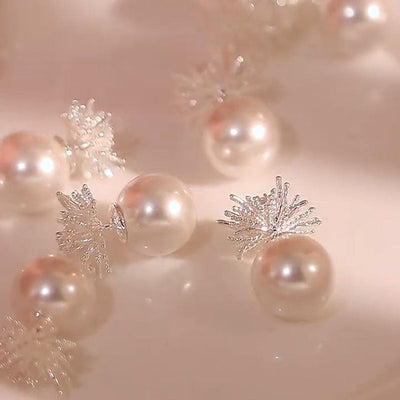 Fireworks Natural Freshwater Pearl Earrings