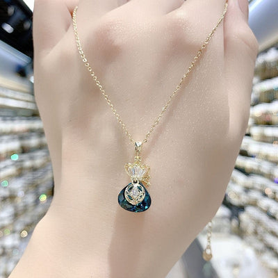 Natural Crystal Geometric Necklace