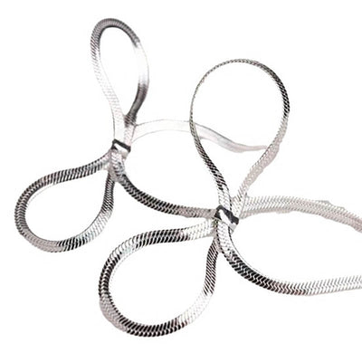 Bow Blade Chain Earrings