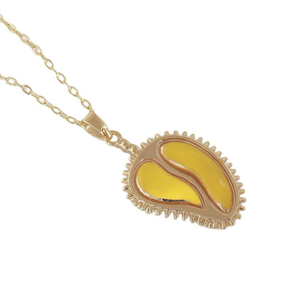 Cute durian fruit necklace