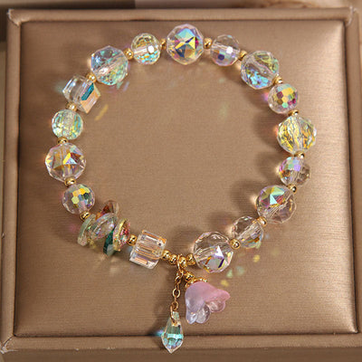 Temperament pendant natural crystal bracelet