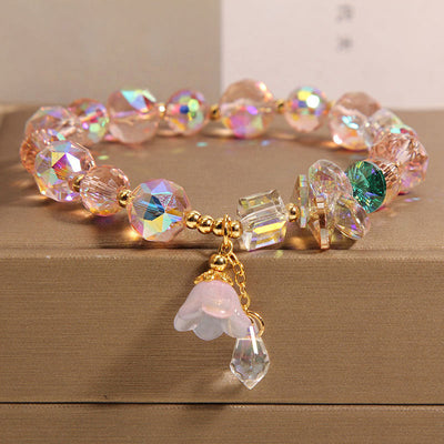Temperament pendant natural crystal bracelet
