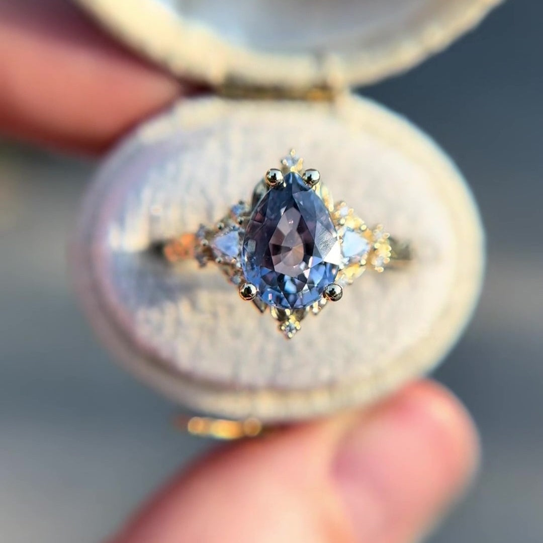Whale Falls with You • Aquamarine Ring