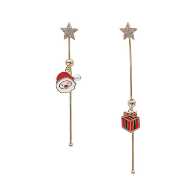 Christmas earrings adjustable earrings