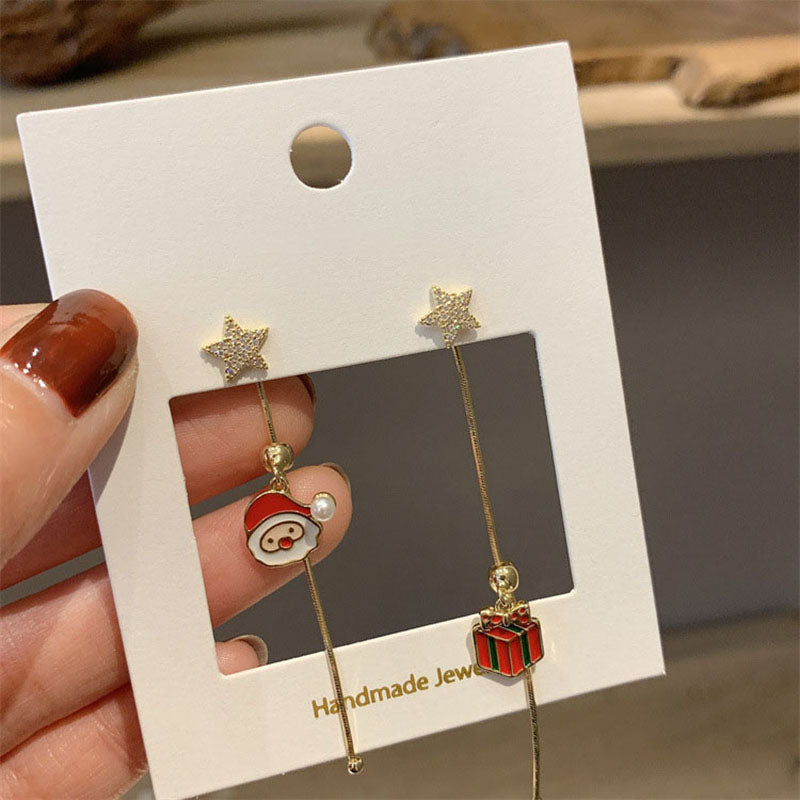 Christmas earrings adjustable earrings