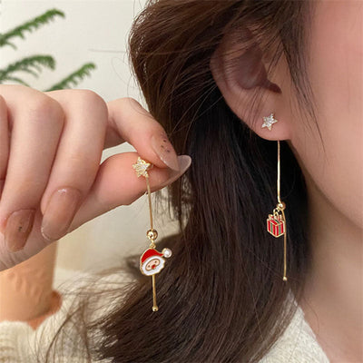 Christmas earrings adjustable earrings