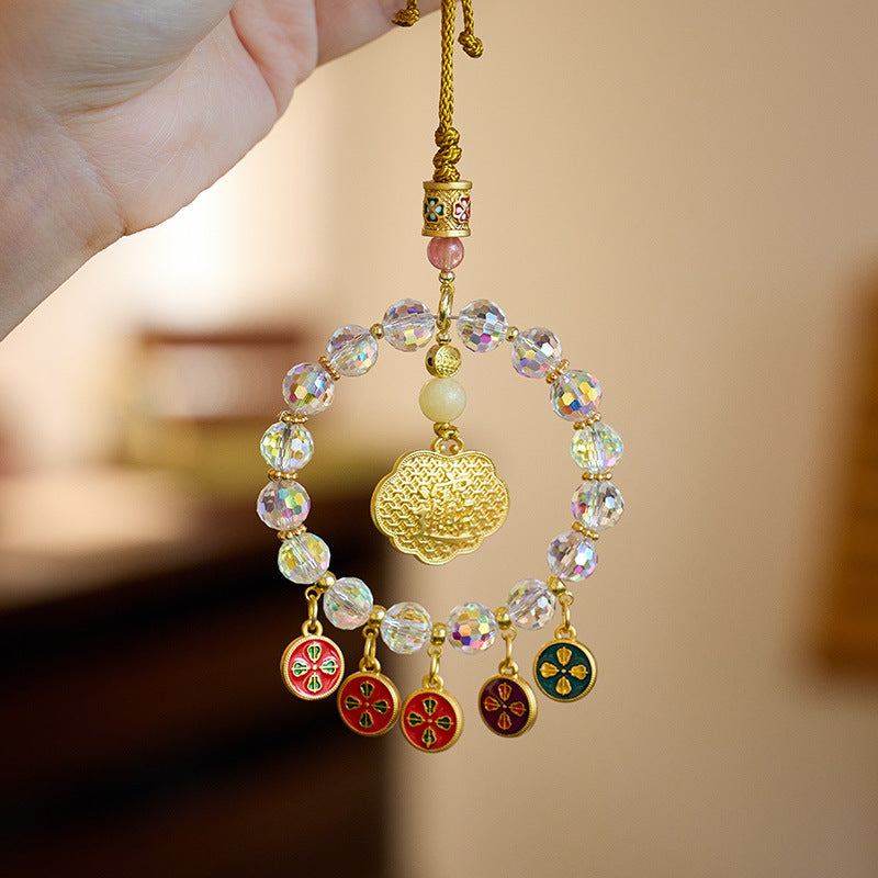Lucky Colorful Natural Crystal Pendant