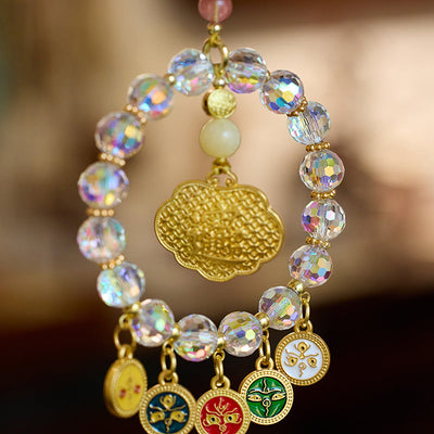 Lucky Colorful Natural Crystal Pendant