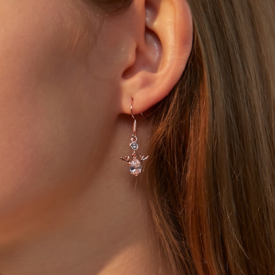 Crystal Fawn Earrings