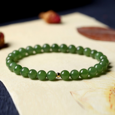 Calm ? Emerald Jade Stone bracelet