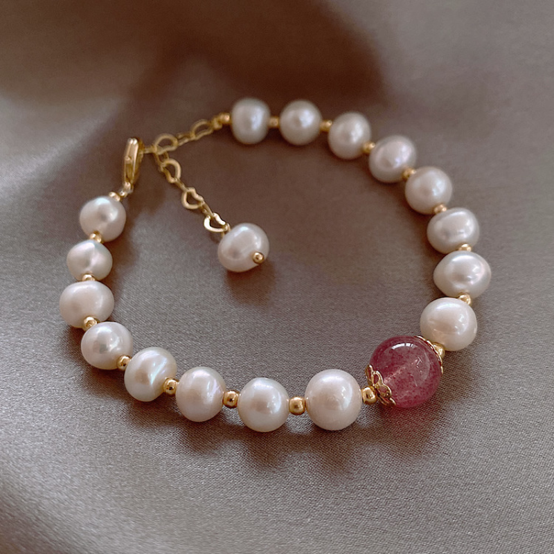 Companion?Crystal Pearl Bracelet