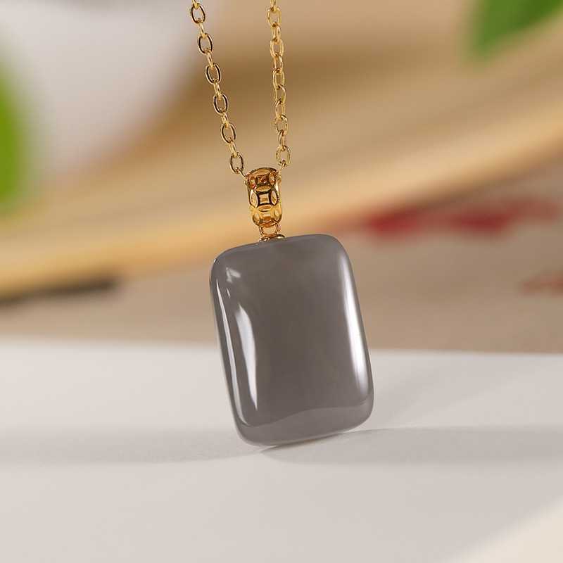 Smoked Purple ? Agate Necklace