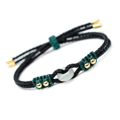 Lucky buckle?woven jade jade bracelet