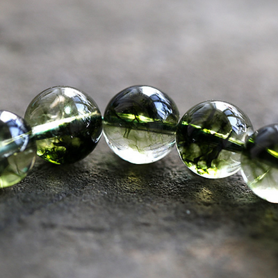 Green Ghost Agate Bracelet
