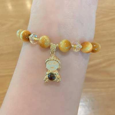 Smile ? Tiger's Eye Crystal Bracelet