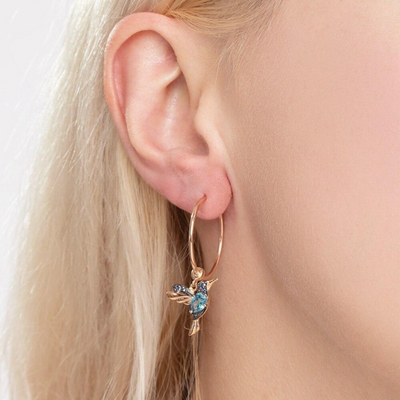 Hummingbird Hoop Earrings Deegnt