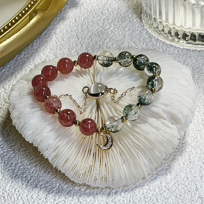 Four Leaf Clover ? Aquatic Crystal Bracelet