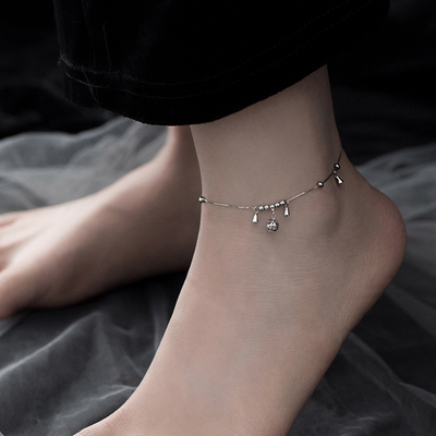 Lucky the bell • s925 sterling silver Anklet