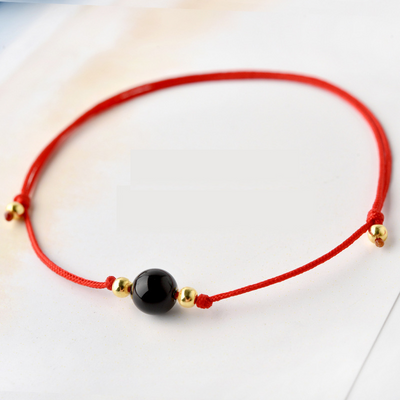 Birthstone Braided Rope Anklet
