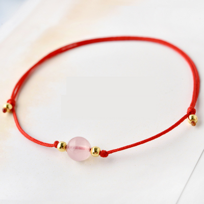 Birthstone Braided Rope Anklet