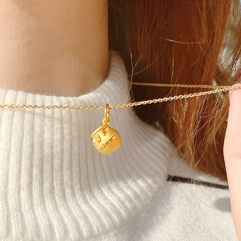 18K Gold Honeypot Necklace