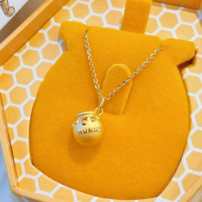 18K Gold Honeypot Necklace