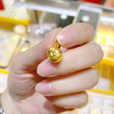 18K Gold Honeypot Necklace