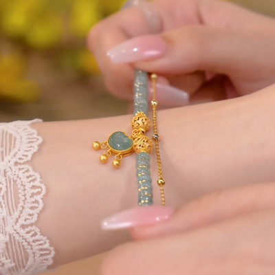 Love of a Lifetime  • Emerald Jade stone  Bracelet