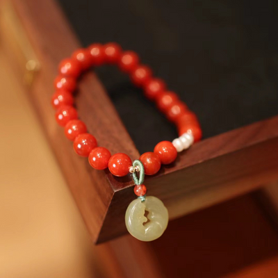 Fox • Red Agate bracelet