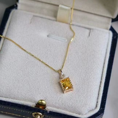 Shining Star • Citrine Necklace