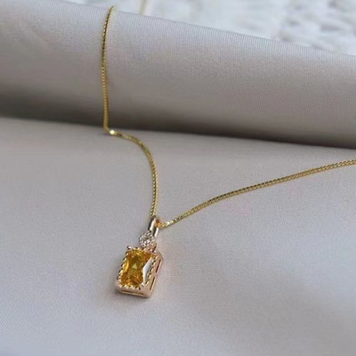 Shining Star • Citrine Necklace