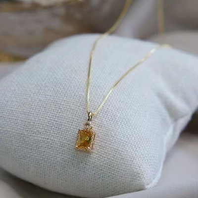 Shining Star • Citrine Necklace