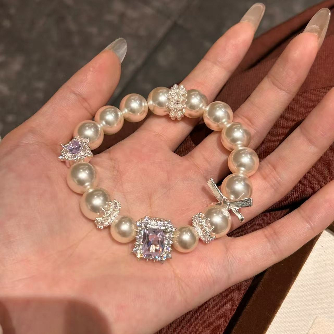 Snowstorm • Pearl Bracelet