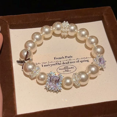 Snowstorm • Pearl Bracelet