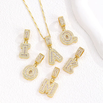 Diamond 26 English Letter Necklace