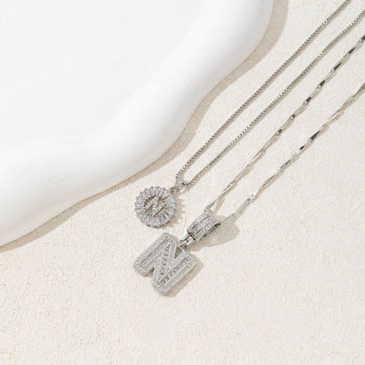 Diamond 26 English Letter Necklace